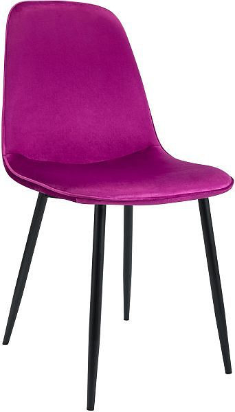 CLP Esszimmerstuhl Maryam Samt, lila, 325821, 4255716350123