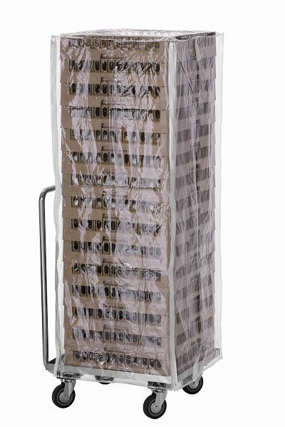 Bartscher Abdeckhaube TGS100-15, Ausgelegt für: Geschirrkorbwagen TGS100, 15 Spülkörbe (Höhe 100 mm), 300144, 4015613746906