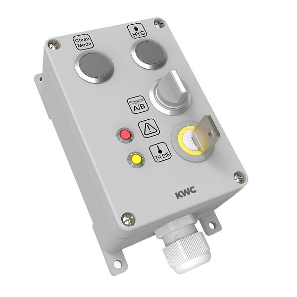 KWC Bedienbox, A3000open, Kunststoff, AP, 80x120x55 mm, Anschluss an ECC2, 24 VDC, 2030068513