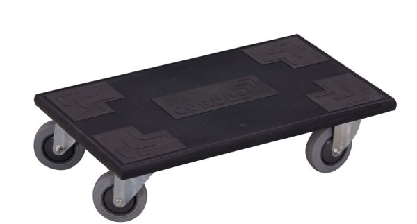 VARIOfit Möbelhund - Europa mit thermoplastischer Bereifung, Ladefläche: 600 x 350 mm, (Premium), Radsatz: thermoplastischem Gummi, VE: 2 Stück, mh-949.300