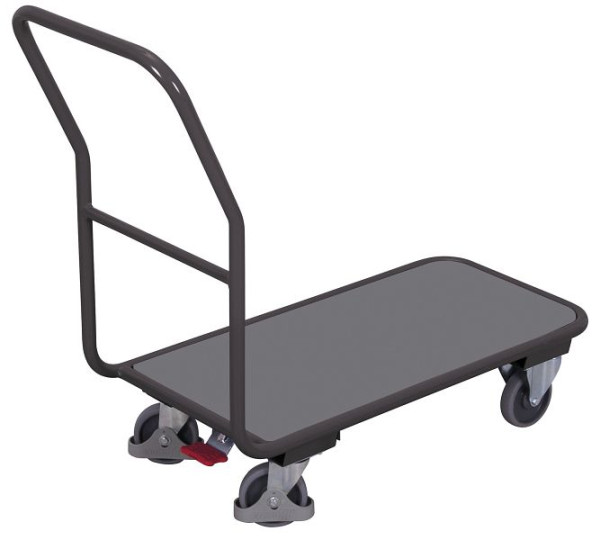 VARIOfit Magazinwagen, Ladefläche: 890 x 450 mm, RAL 7016 anthrazitgrau, sw-450.801/AG