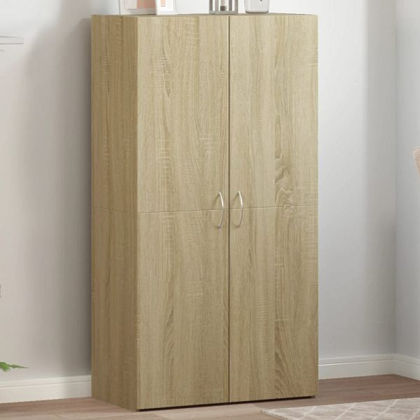 vidaXL Aktenschrank Sonoma-Eiche 60x32x115 cm Holzwerkstoff, 840774