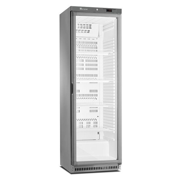 Marecos Kühlschrank mit Glastür aus Edelstahl 430 Serie, statisch gekühlt mit Ve, 221.115