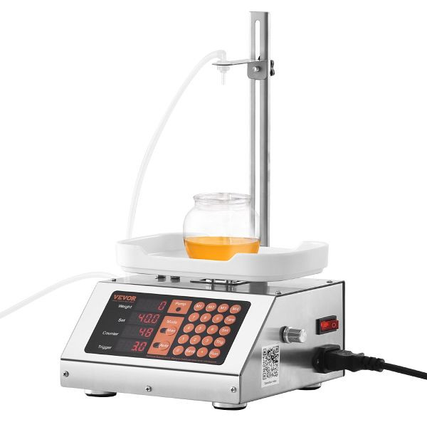 VEVOR Flüssigkeitsfüllmaschine, 5–50 g Wiegekapazität, WSDBGYGZJ90MEGW9PV2