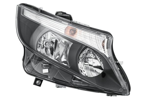 HELLA Halogen/FF-Hauptscheinwerfer, für u.a. Mercedes-Benz V-Class (W447), grau, ECE, für Rechtsverkehr, rechts, 1EL 011 284-521