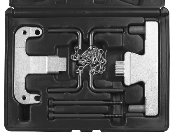 SW-Stahl Motor Einstellwerkzeugsatz, zum Arretieren von Kurbelwelle und Nockenwelle an Mercedes-Benz Benzin und Dieselmotoren, 26044L