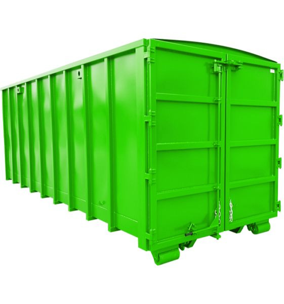 Conbag Abrollcontainer CONARD mit festem Dach, CONARD 6500x2300x2400