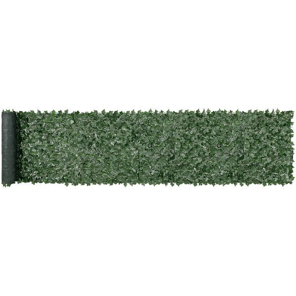 VEVOR Sichtschutzzaun 990x5020mm künstlicher grüner Wandschirm mit Netzgeweberückseite und verstärkter Verbindung, Hof Balkon, WLSRZZWQ1J39XYXUPV0