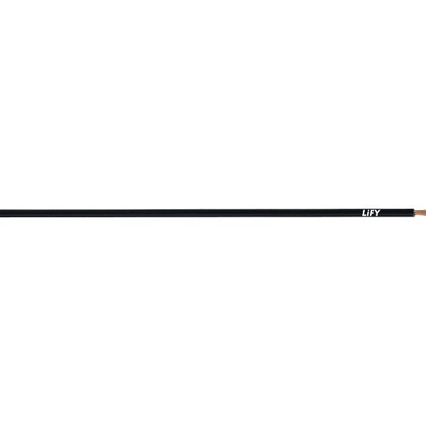 LAPP Einzelader LiFY 1X6, Schwarz, VE: 500 Meter, 4560073/500