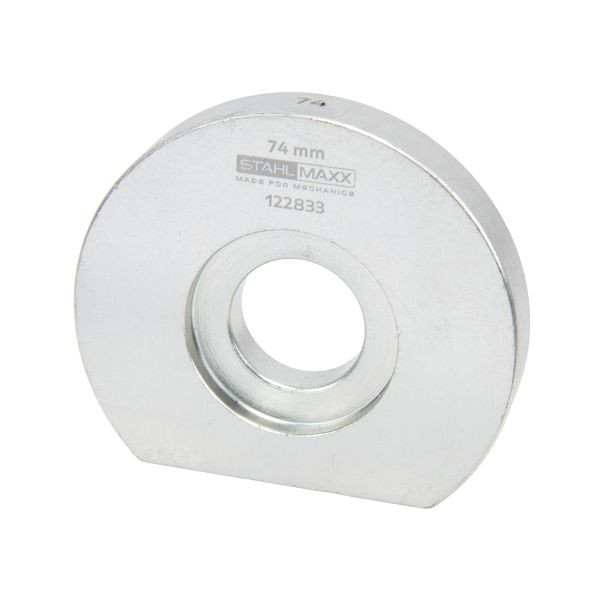 Stahlmaxx Druckstück, rund, flach, 74 mm, für Lager, Buchsen, Dichtringe, XXL-122833