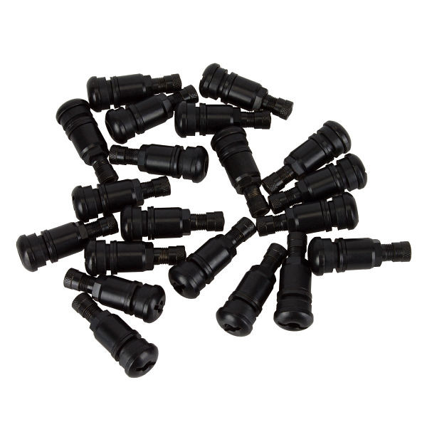 RepTools Basic Reifenventil-Metallventil in schwarz, universal, 20 Stück, XXL-118470