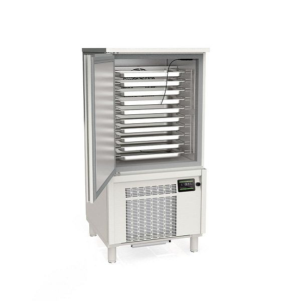 Vaiotec TOPLINE Schockfroster 800 Edelstahl, für 10x GN1/1 (40 mm) oder 10x EN 60x40, 11711