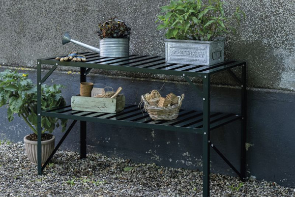 Halls Standalone-Tisch - 2 Sektionen - Grün - 121 x 52 cm, 70128