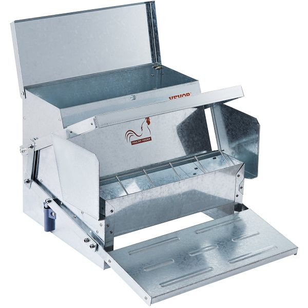 VEVOR Futterautomat 11kg Kapazität Hühnerfutterautomat aus verzinktem Stahl, JQWLQ25LBS00D0C1ZV0