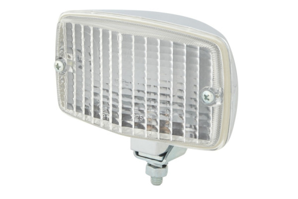 HELLA Halogen-Rückfahrscheinwerfer, 24/12V, Anbau, schwenkbarer Montagebügel, Stecker: Flachstecker, chrom, 2ZR 002 985-081
