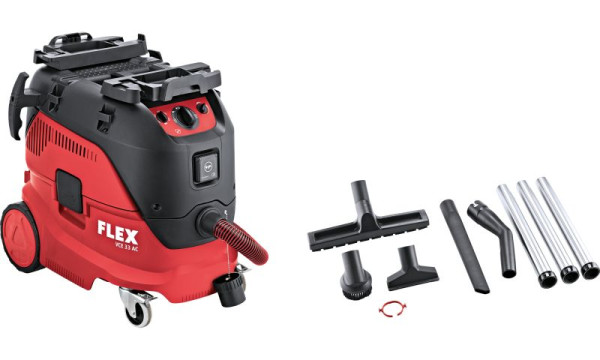 FLEX Sicherheitssauger mit automatischer Filterabreinigung, 30 l, Klasse M VCE 33 M AC-Set, 465682