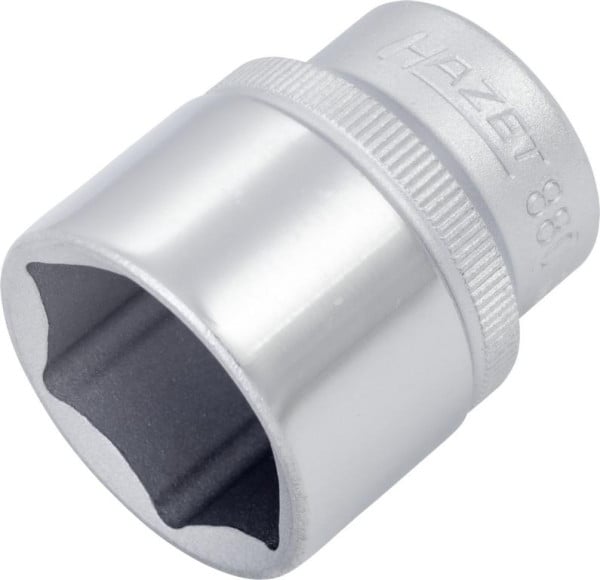 Hazet Steckschlüsseleinsatz, Sechskant, Vierkant hohl 10 mm (3/8 Zoll), 22 mm, Mit Rändelung, 880-22