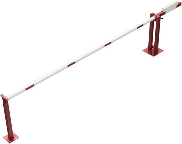 Schake Wegeschranke mit Gegengewicht und Auflagestütze, lichte Weite: 4000 mm, für Vorhangschloss, 411_40VPB