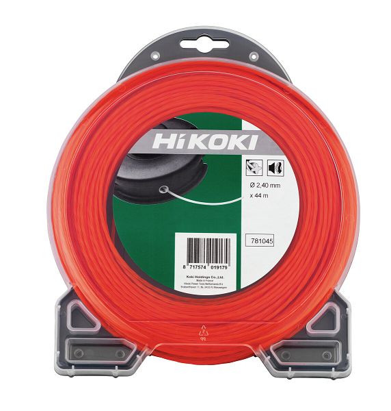 HiKOKI Trimmerfaden spiralförmig 2.4mm orange L=44m (185 gr), 781045