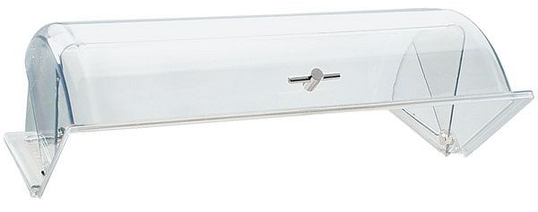 APS Rolltop-Haube GN 1/2, 32,5 x 26,5 cm, Höhe: 15 cm, Polycarbonat, verchromter Kreuzgriff, passend für alle GN 1/2, 12010