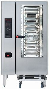 Eloma MULTIMAX 20-11 Heißluftdämpfer 400V / 34kW, Elektro, Rechtsanschlag, Halogen/Zweifach, Zuluft, Tür zweistufig, EL2103008-2X