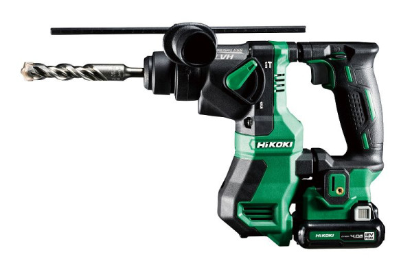 HiKOKI 12V Peak Akku Bohrhammer (Brushless), 2 x 4.0 Ah, 18 mm in Beton, DH12DD (4.0) (HSC II), DH12DDWHZ