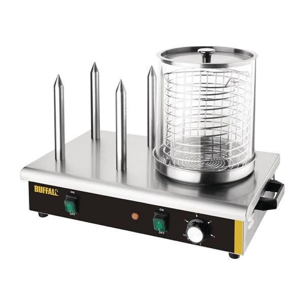 Buffalo Hotdoggerät mit 4 Heizstangen, 450 W, 230 V, DA566