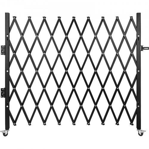 VEVOR Faltbares Sicherheitstor Falttür Industrieller Einfahrtszaun 240x216cm, SSFDMDM2X2.28M001V0