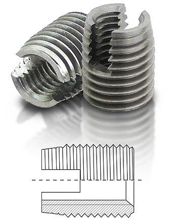 BaerFix mit Schneidschlitzen M 6 x 1,0 - 14 mm - 1.4305 - 100 Stück, 1-FA46