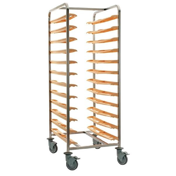 Matfer Bourgeat Kantinen Tablettwagen für 24 Tabletts, CC380, 3109617855069