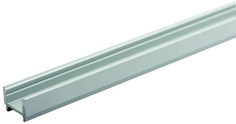 rutec Aluminiumprofil Profil Flach 18/12 2 Meter eloxiert, 68475