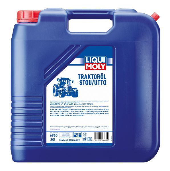 LIQUI MOLY Traktoröl STOU/UTTO, Kanister Kunststoff, VE: 20 Liter, 6960