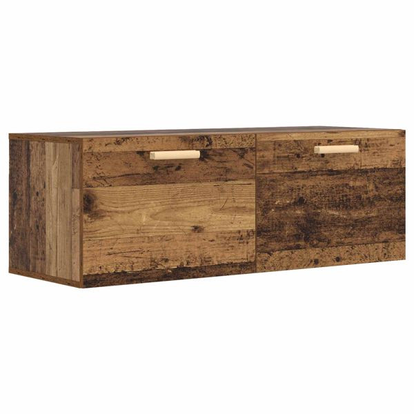vidaXL Wandschrank Altholz 100 x 36,5 x 35 cm Holzwerkstoff, 8009825