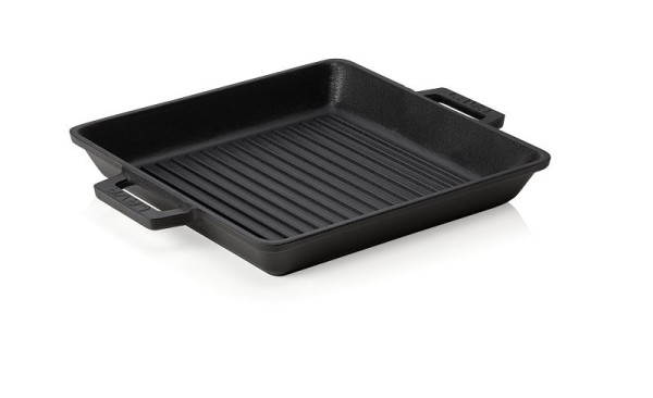 WAS Grillpfanne Emailliert, angegossenen Seitengriffen, Materialstärke: Boden 5 mm, Rand 3 mm, 360303026