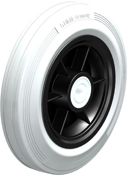 Blickle VPP 250/25K-SG Rad aus Vollgummi, Grau, 7997
