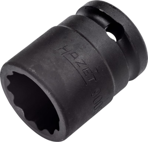 Hazet Schlag-, Maschinenschrauber Steckschlüsseleinsatz, Doppelsechskant, Vierkant hohl 12,5 mm, 21 mm, 900SZ-21