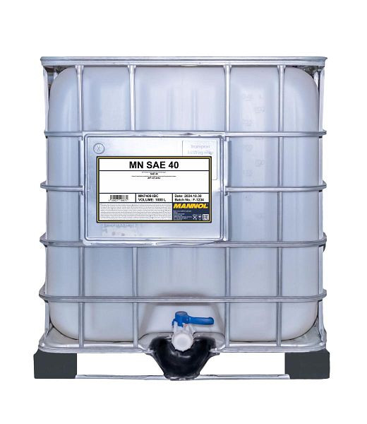 MANNOL Einbereichsmotorenöl 7409 SAE 40, VE: 1000 l, MN7409-IBC