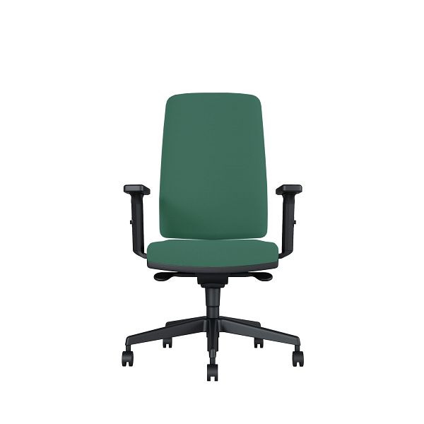 Bisley Bürodrehstuhl Stone, Tiefenverstellbarer Sitz, Mit 3D Armlehnen, Kunststofffußkreuz, MR6496 forest green, STONETKDMR6496