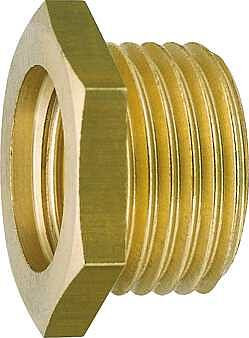 Gambit Reduziernippel, AG 1/2" x IG 3/8", 074033