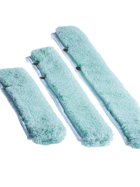 Floorstar Fenster-Einwascher-Bezug Microfaser, grün 25 cm, EWB 25 G, 160-130-00-001