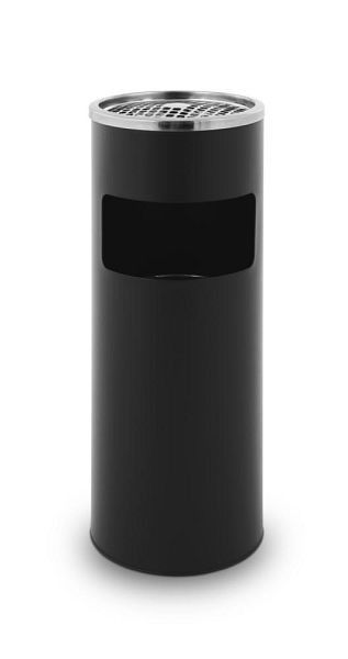 Deskin Kombi-Ascher Smoker Stand, Edelstahl, schwarz, H 610 x Durchmesser 250 mm, 279130