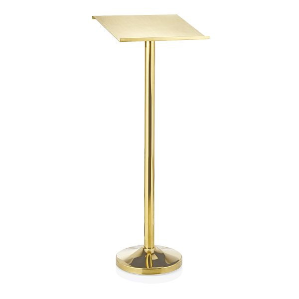 WAS Auslagepult, 107/120 cm, goldfarben, Chromnickelstahl, 2230001