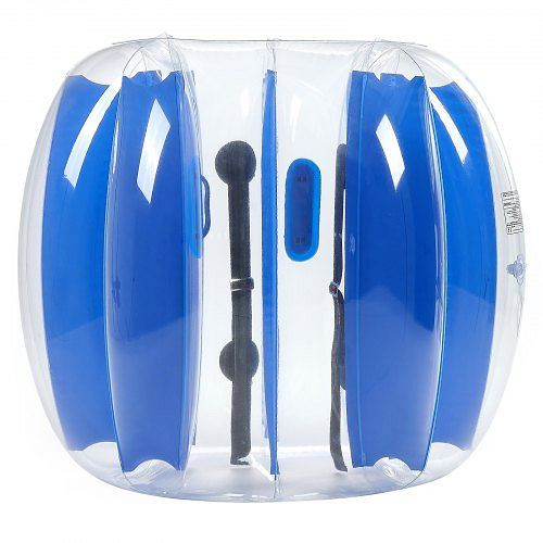 VEVOR aufblasbarer Bumper Ball 1,2 m, 0,5 mm PVC, für Outdoor-Spiele (blaue Streifen, 1 Stk.), SCPJKLSJTZJ49FF4F001V0