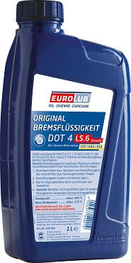 Eurolub Bremsflüssigkeit DOT4 LS.6 (Class6), VE: 1 L, 549001