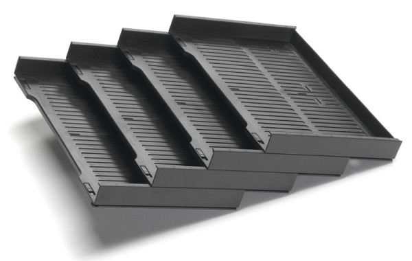 Deskin Container-Zubehör - Schrägfachablage-Set, Schrägfachablage-Set, 4 x B 327 x H 35 x T 212 mm, 290560