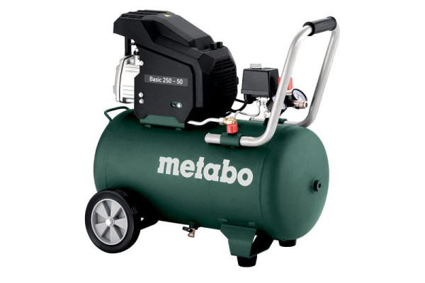 metabo Kompressor Basic 250-50 Karton, einfache, gewerbliche Anwendungen, 601524000