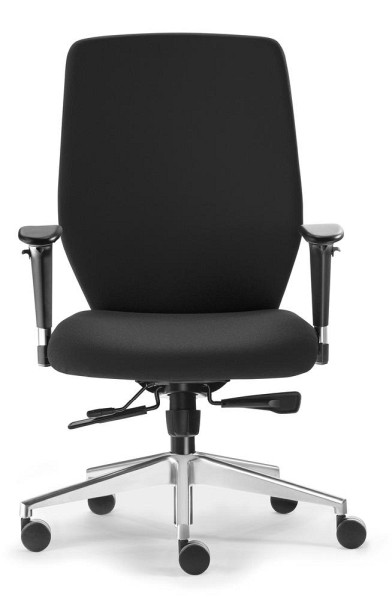 Deskin Bürostuhl DV100 PRO inkl. Armehnen, Schwarz, 590 x 450 x 990 mm, 348018