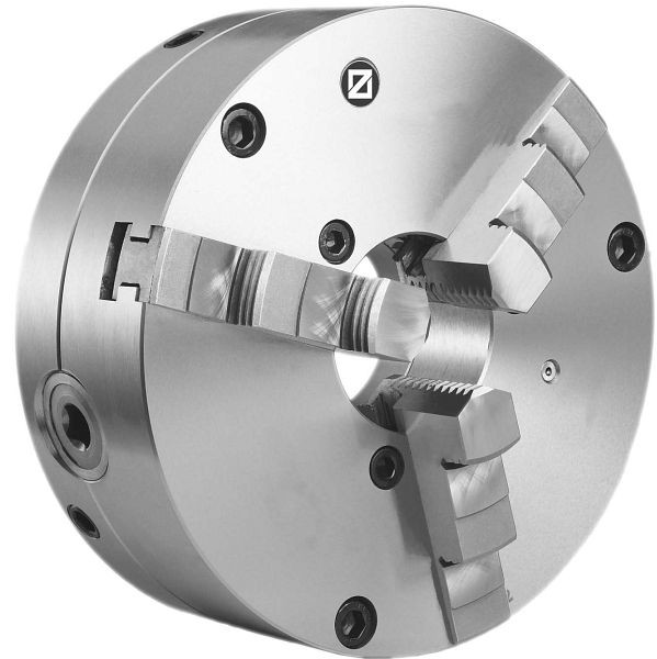 MACK 3-Backen-Drehfutter mit radialer Feineinstellung, Stahl, zylindrisch Ø 160, einteilige Backen, ZE-8353-160FE