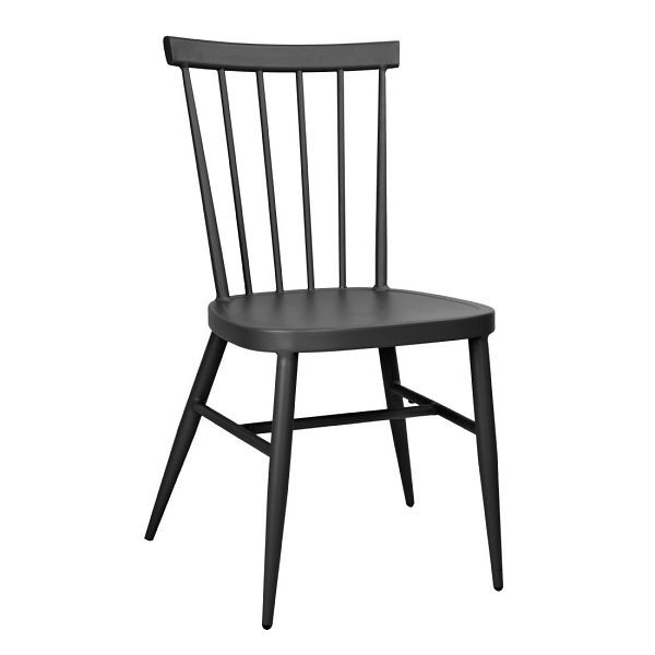 Bolero Windsor Aluminium-Stühle, Schwarz, 4 Stück, DX686