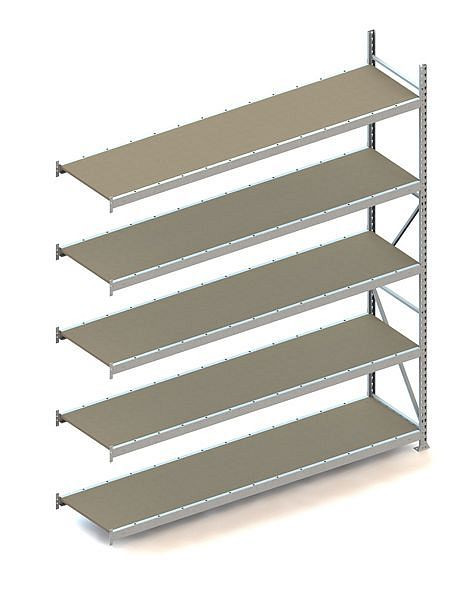 Meta MINI-RACK AR 3000x2600x650 mm, verzinkt, mit Spanplatte, Bodenanzahl: 5, 20051356